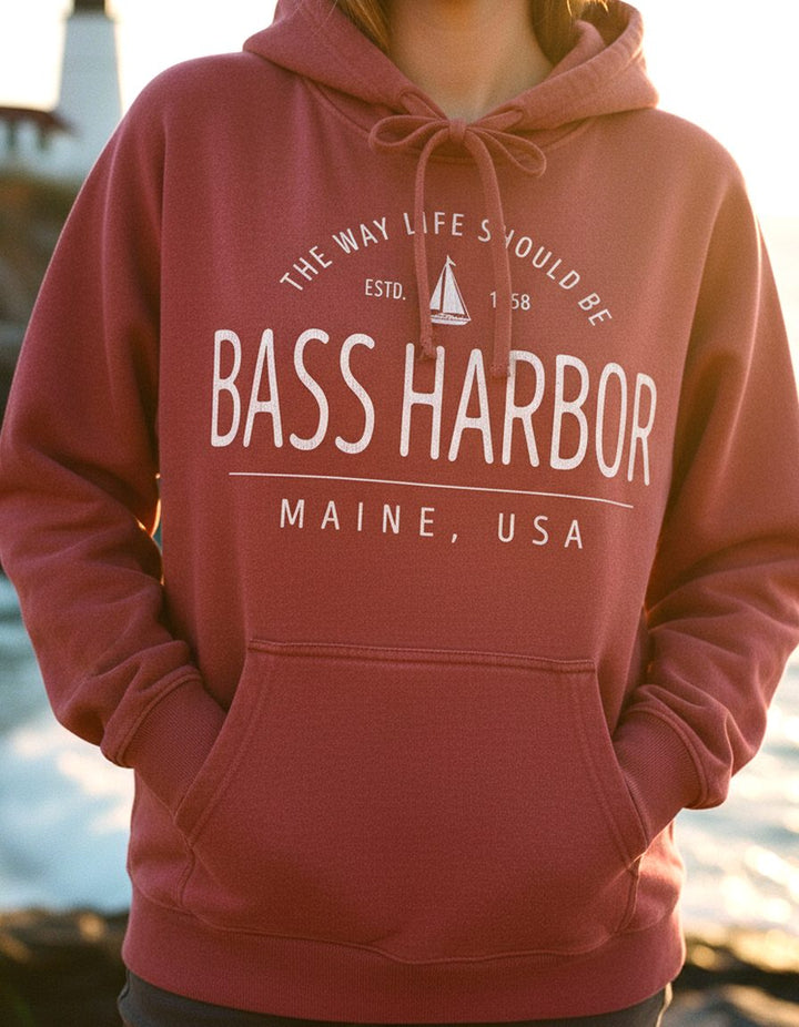 Bass Harbor Hoodie Lifestyle Female