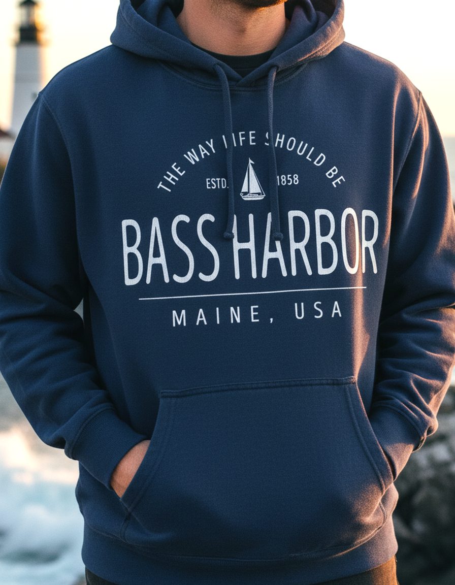 Bass Harbor Hoodie Lifestyle Male