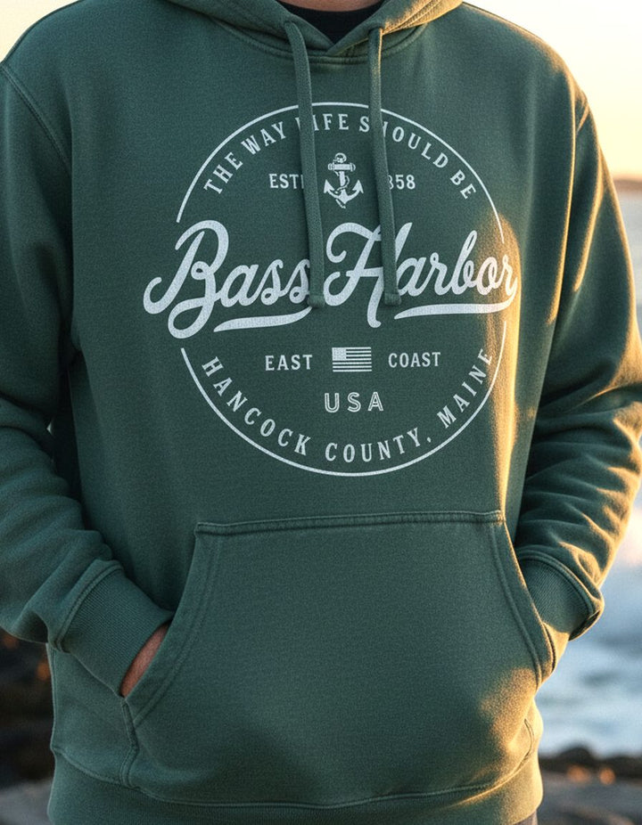 Bass Harbor Hoodie Lifestyle Male