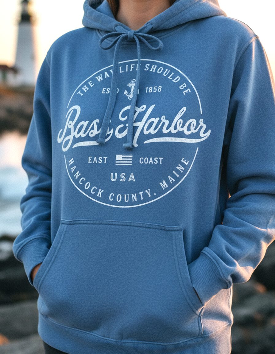 Bass Harbor Hoodie Lifestyle Female
