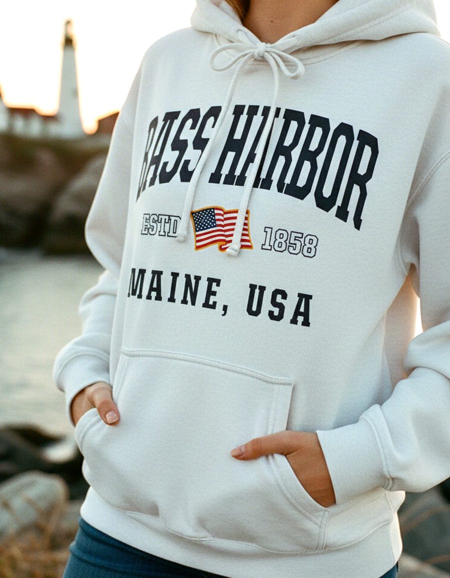 Bass Harbor Hoodie Lifestyle Female