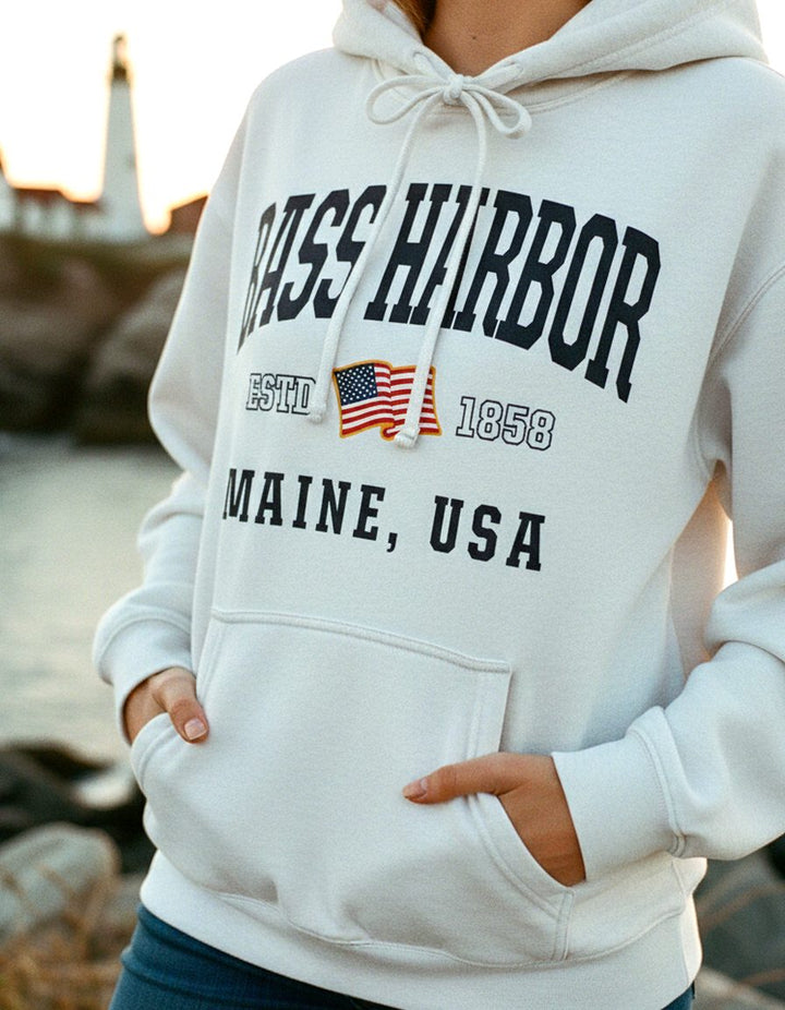 Bass Harbor Hoodie Lifestyle Female