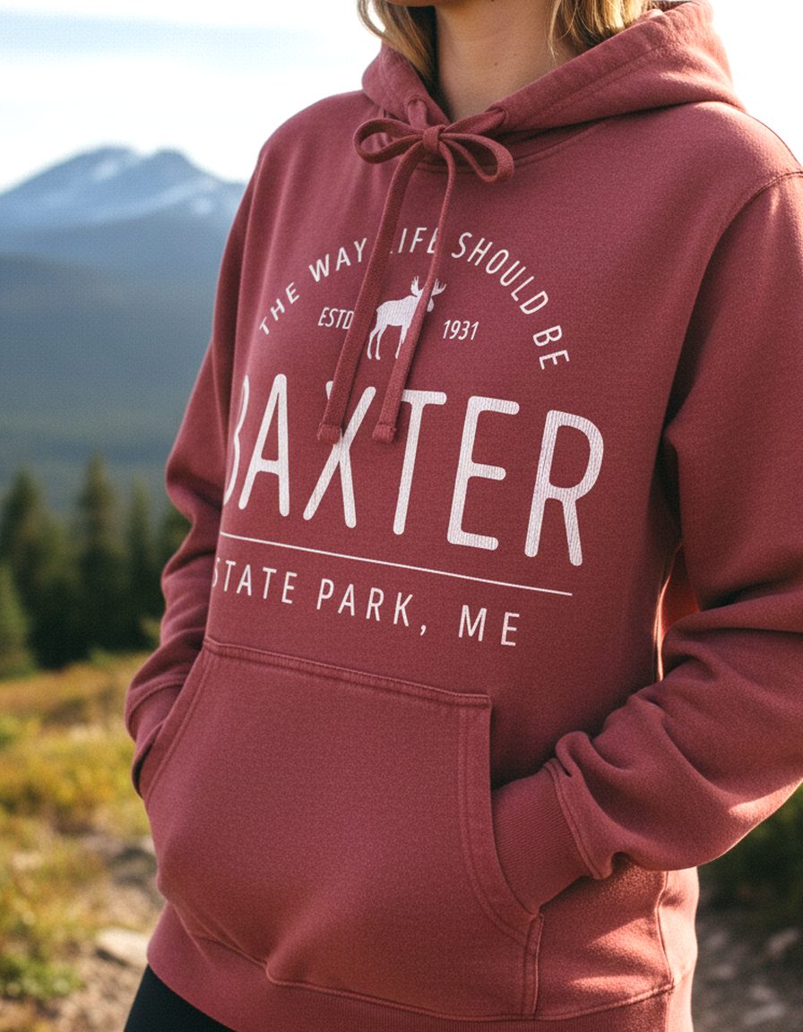 Baxter State Park Hoodie Lifestyle Female