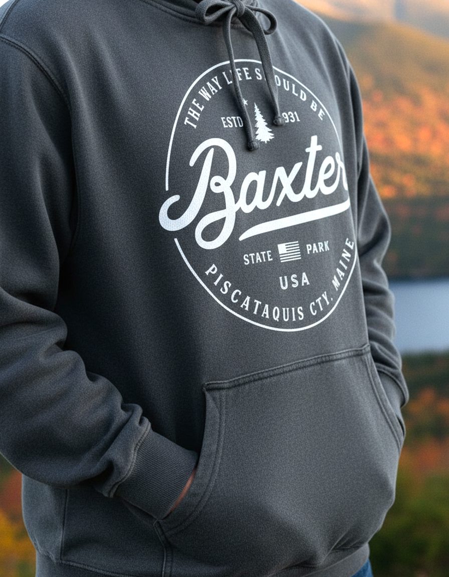 Baxter State Park Hoodie Lifestyle Male