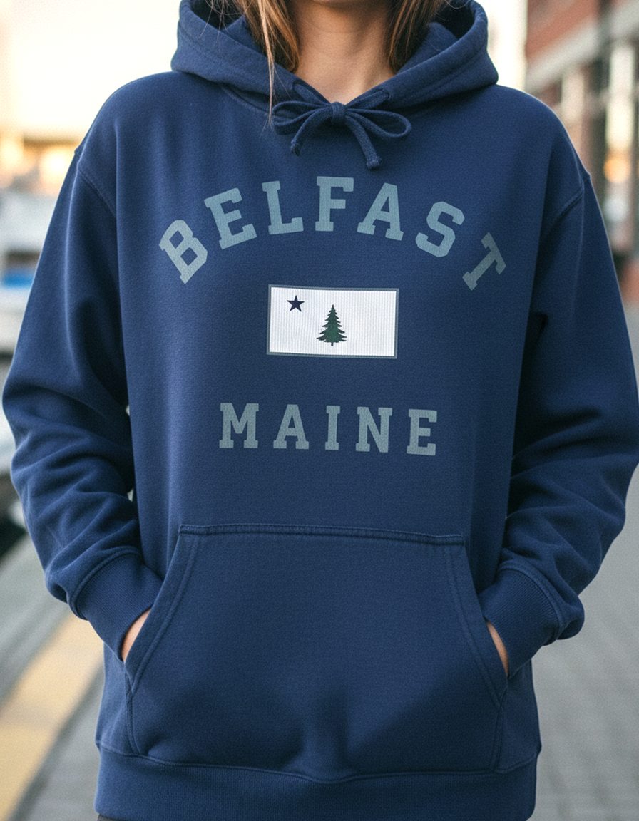 Belfast Hoodie Lifestyle Female