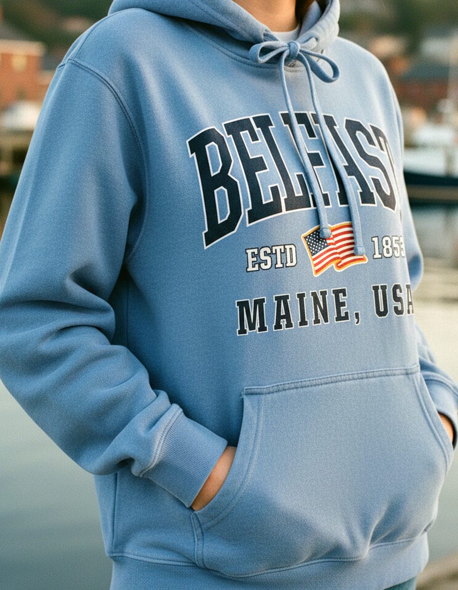 Belfast Hoodie Lifestyle Female