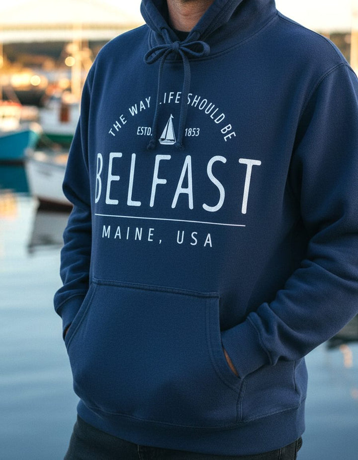 Belfast Hoodie Lifestyle Male