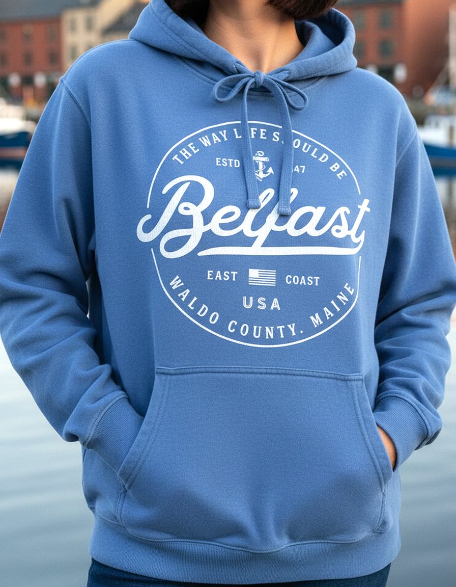 Belfast Hoodie Lifestyle Female