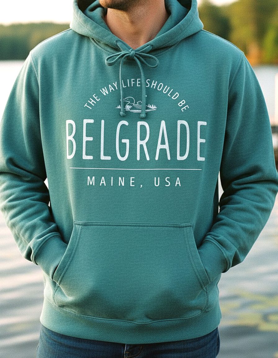 Belgrade Lakes Hoodie Lifestyle Male