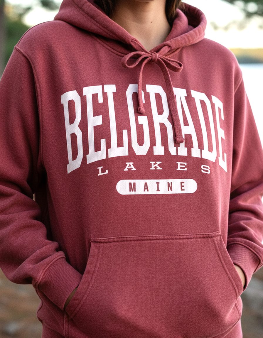 Belgrade Lakes Hoodie Lifestyle Female