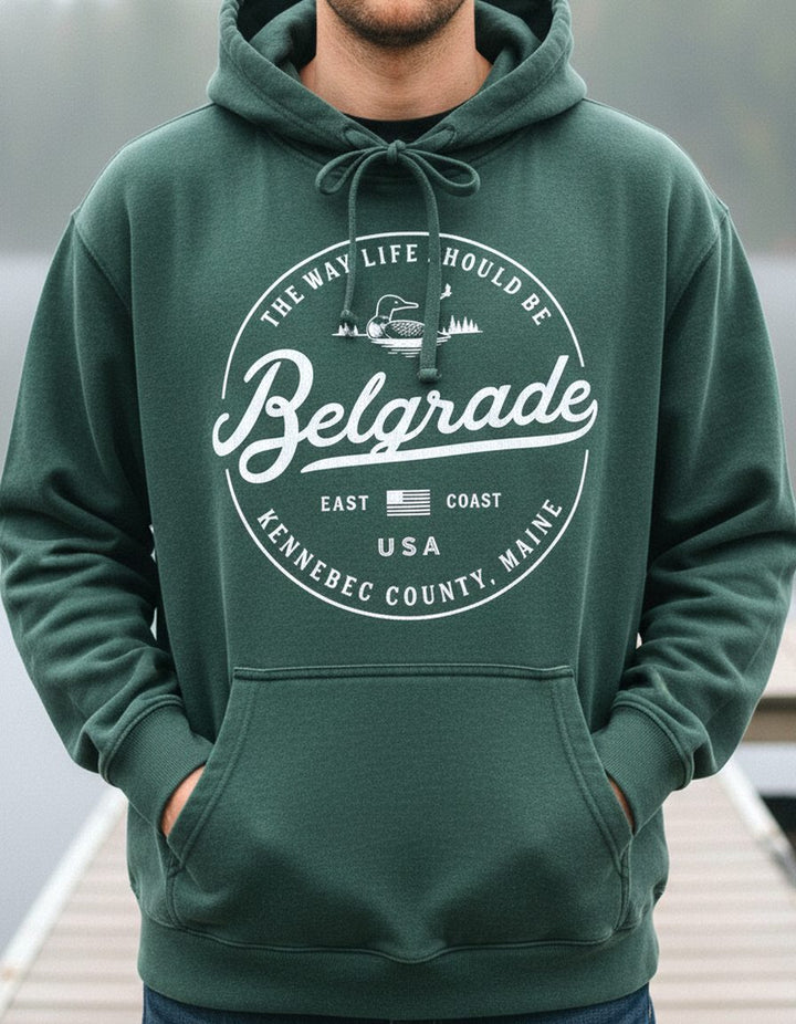 Belgrade Lakes Hoodie Lifestyle Male