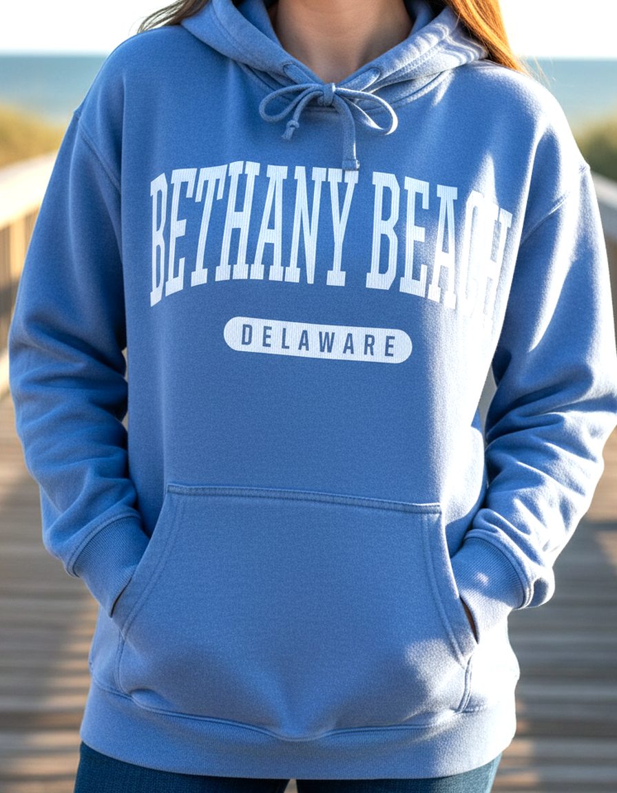 Bethany Beach Hoodie Lifestyle Female