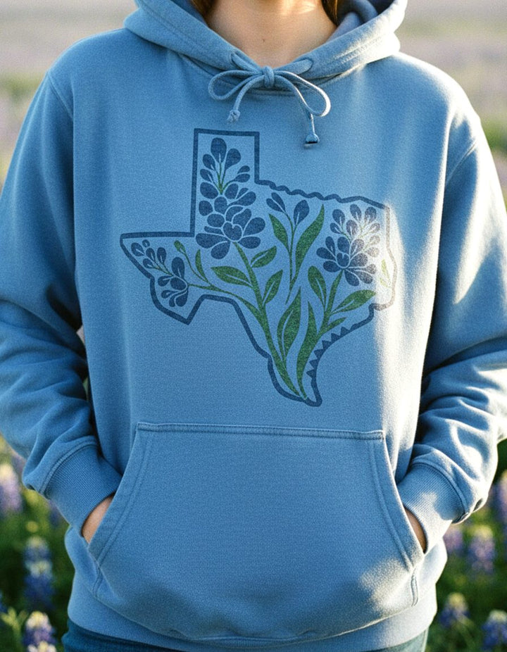 Texas Hoodie Lifestyle Female