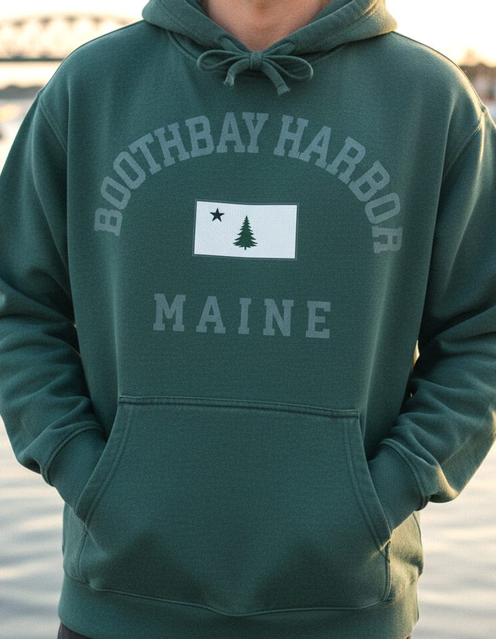 Boothbay Harbor Hoodie Lifestyle Male