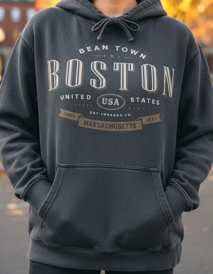 Boston Hoodie Lifestyle Female