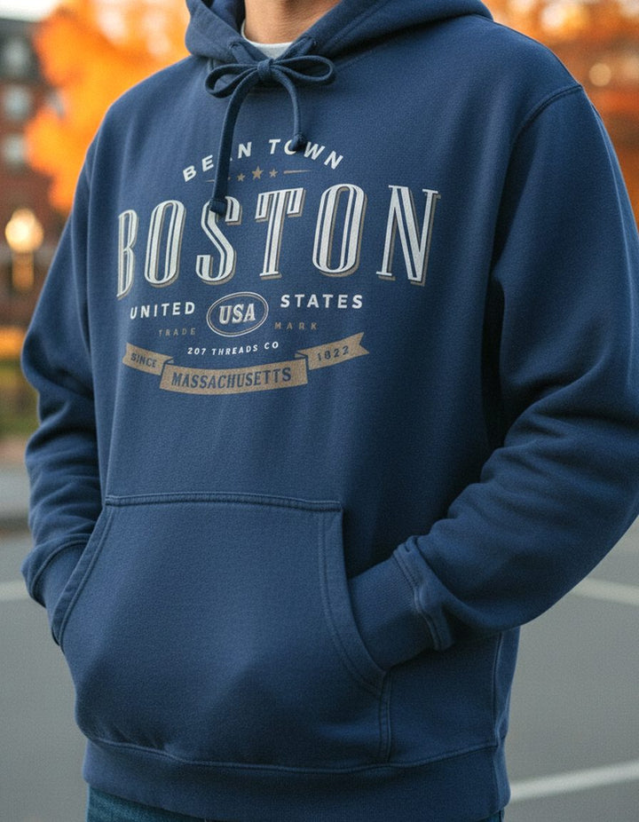 Boston Hoodie Lifestyle Male