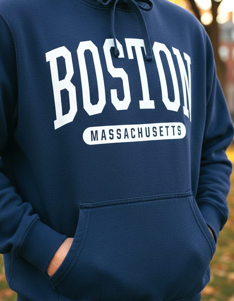 Boston Hoodie Lifestyle Male
