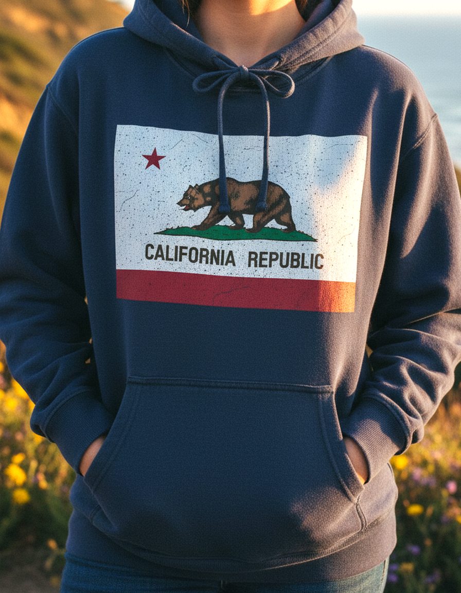 California Hoodie Lifestyle Female