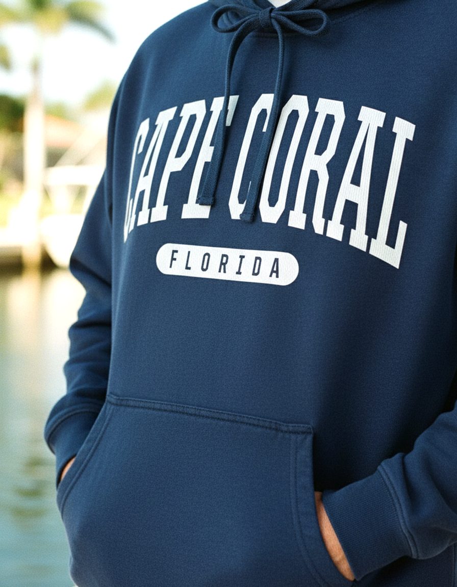 Cape Coral Hoodie Lifestyle Male