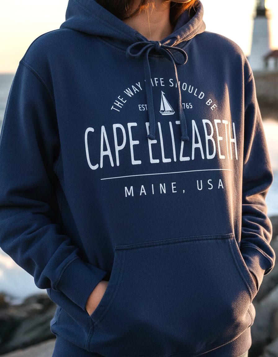 Cape Elizabeth Hoodie Lifestyle Female