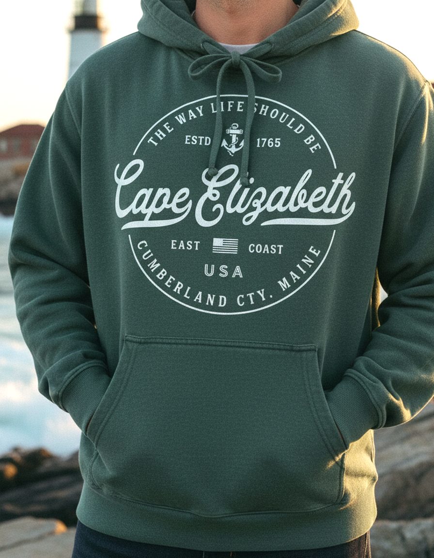 Cape Elizabeth Hoodie Lifestyle Male