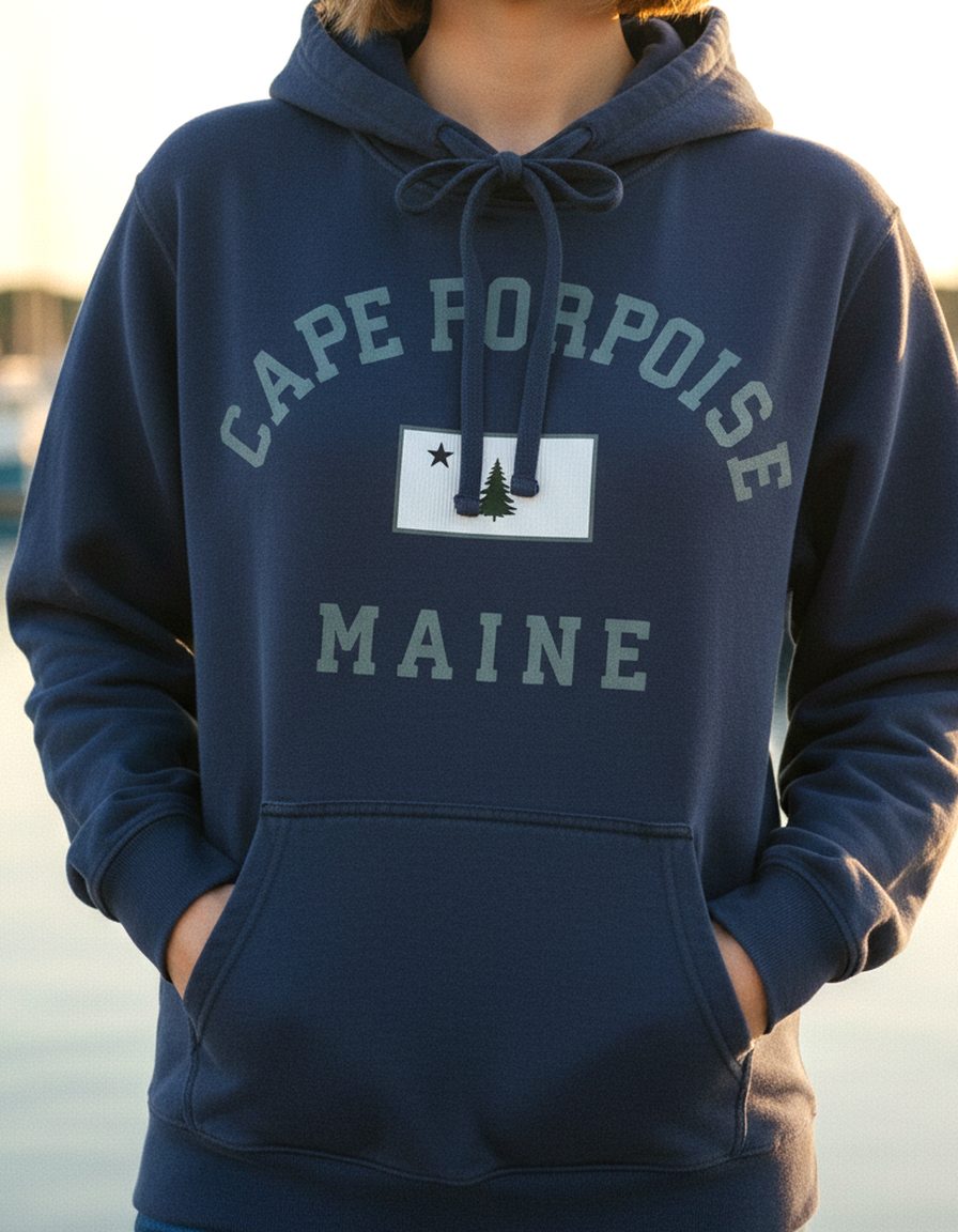 Cape Porpoise Hoodie Lifestyle Female