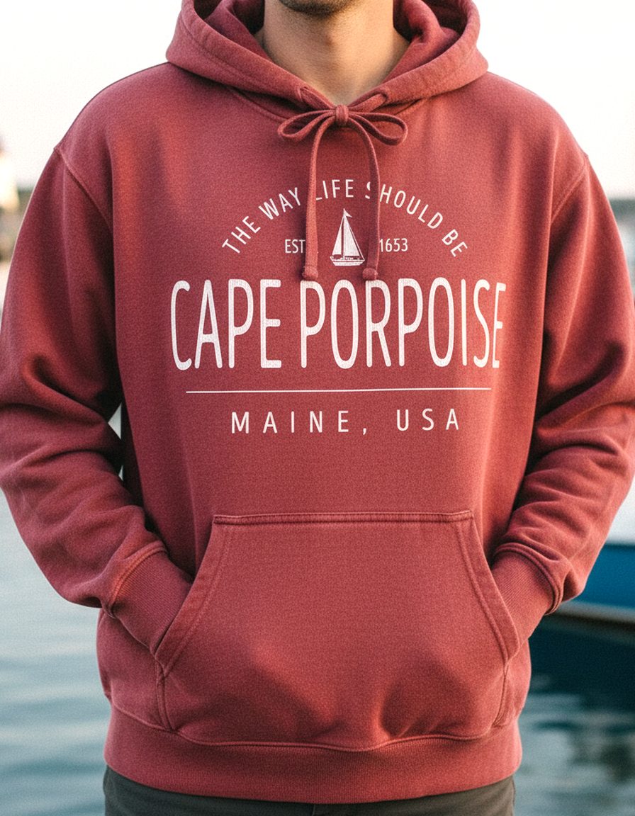 Cape Porpoise Hoodie Lifestyle Male