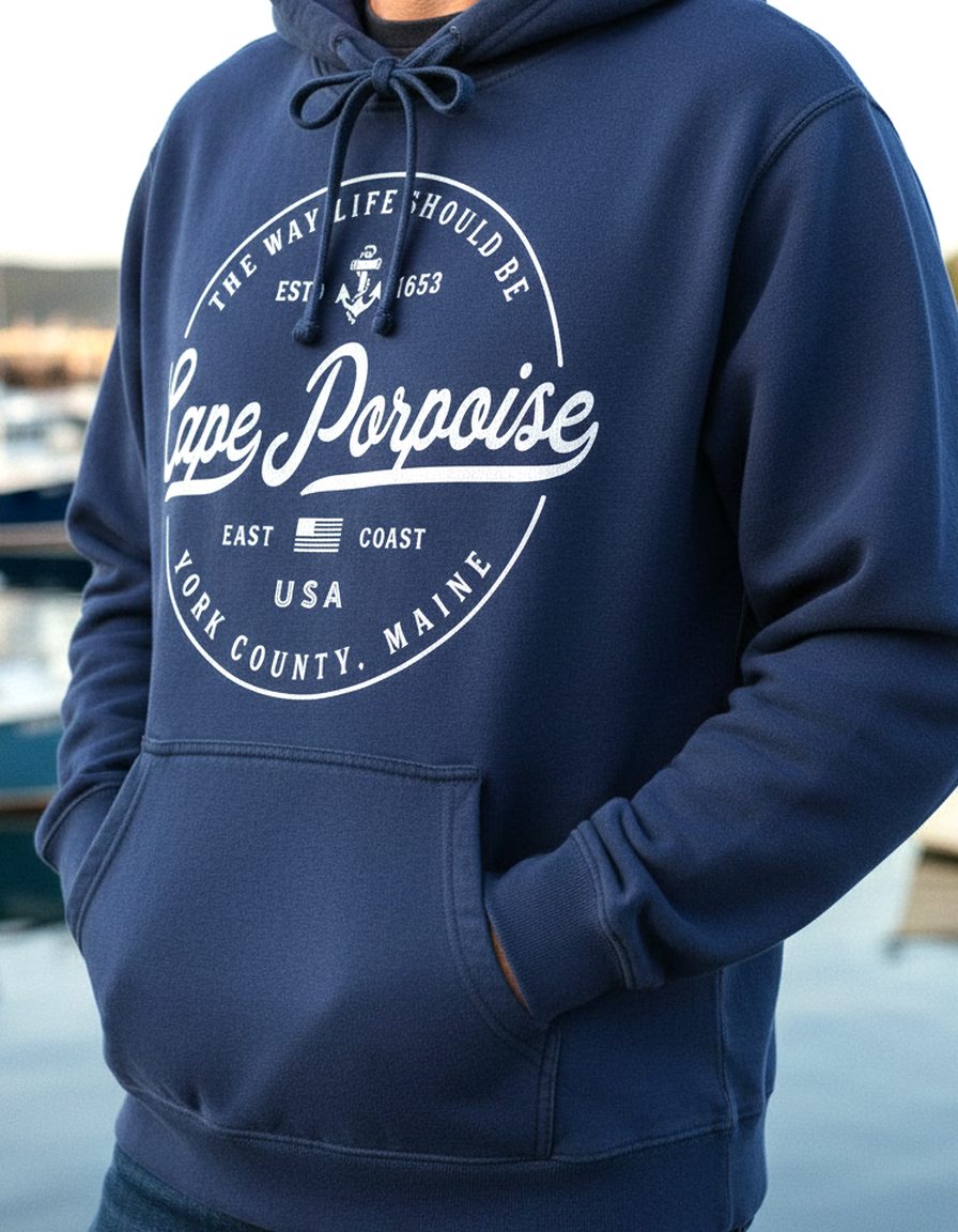 Cape Porpoise Hoodie Lifestyle Male