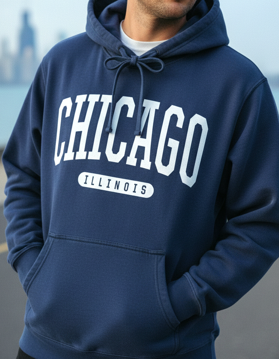 Chicago Hoodie Lifestyle