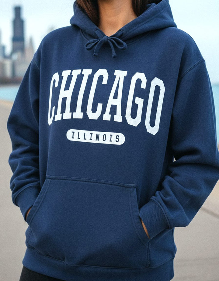 Chicago Hoodie Lifestyle Female