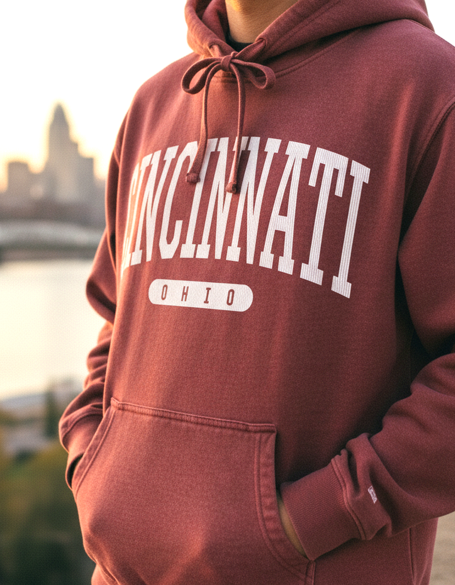 Cincinnati Hoodie Lifestyle