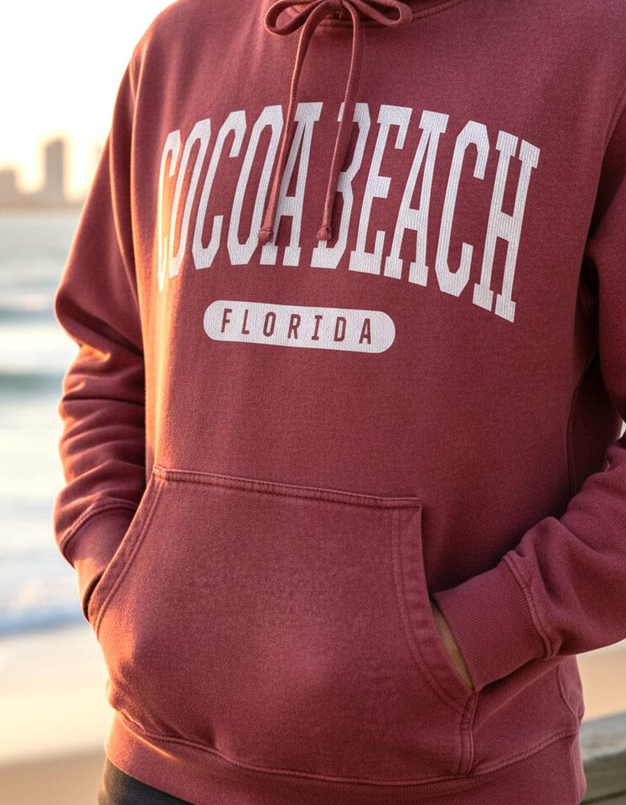 Cocoa Beach Hoodie Lifestyle Male