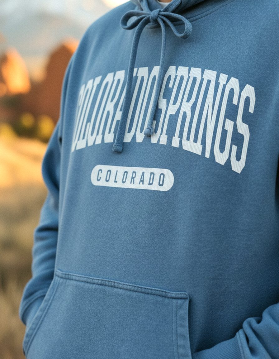 Colorado Springs Hoodie Lifestyle Male