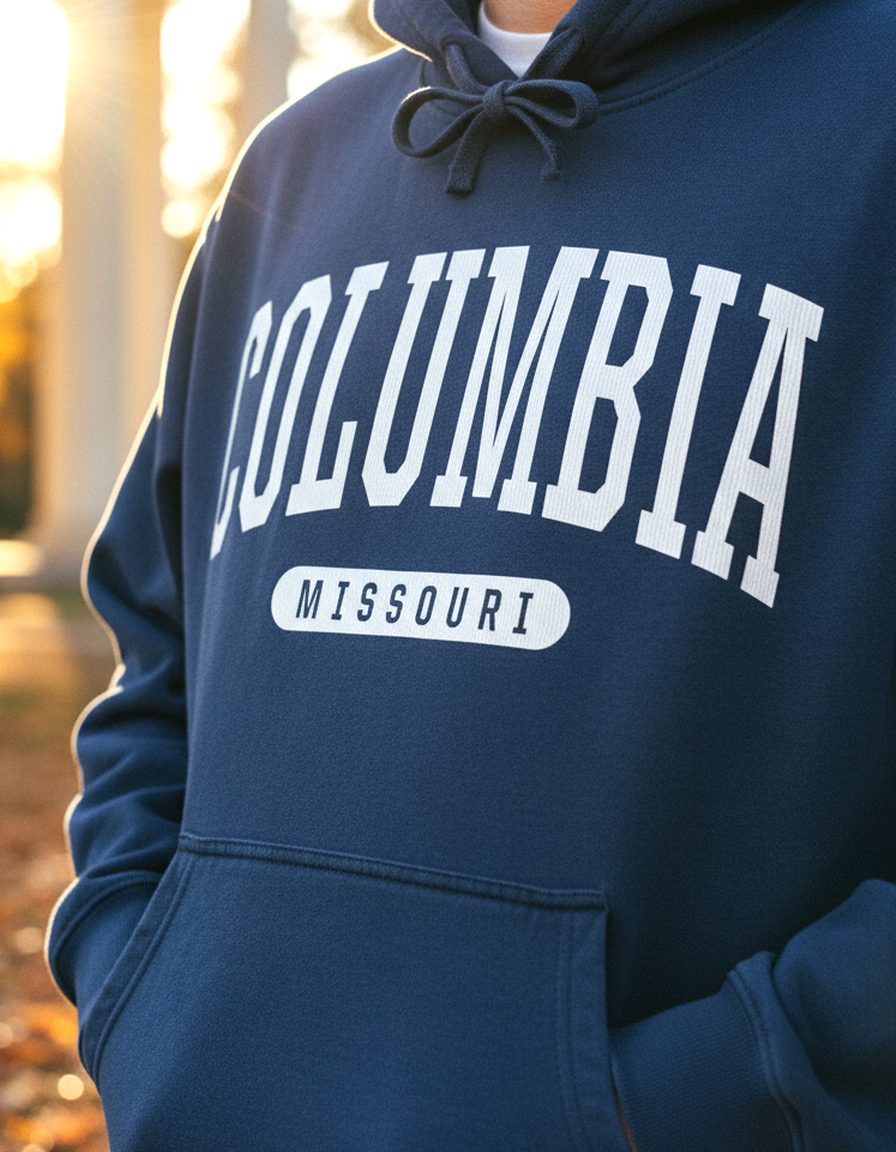 Columbia MO Hoodie Lifestyle Male