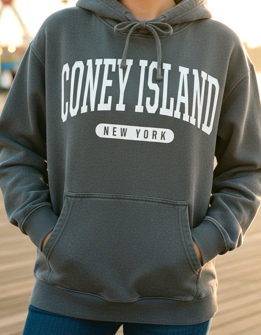 Coney Island Hoodie Lifestyle Female