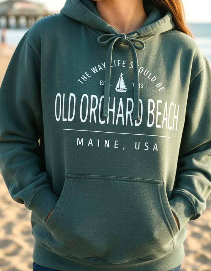 Old Orchard Beach Hoodie Lifestyle Female