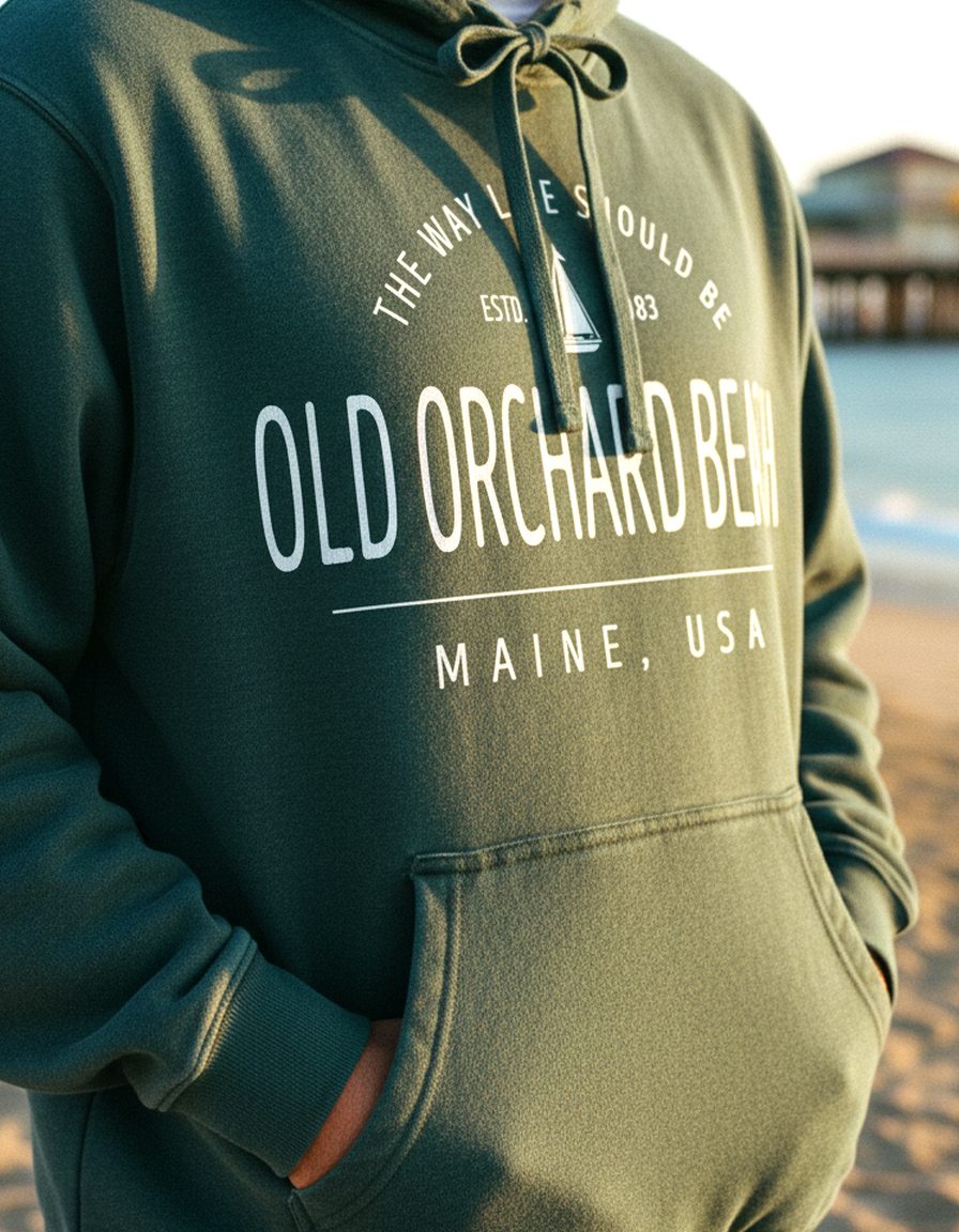 Old Orchard Beach Hoodie Lifestyle Male