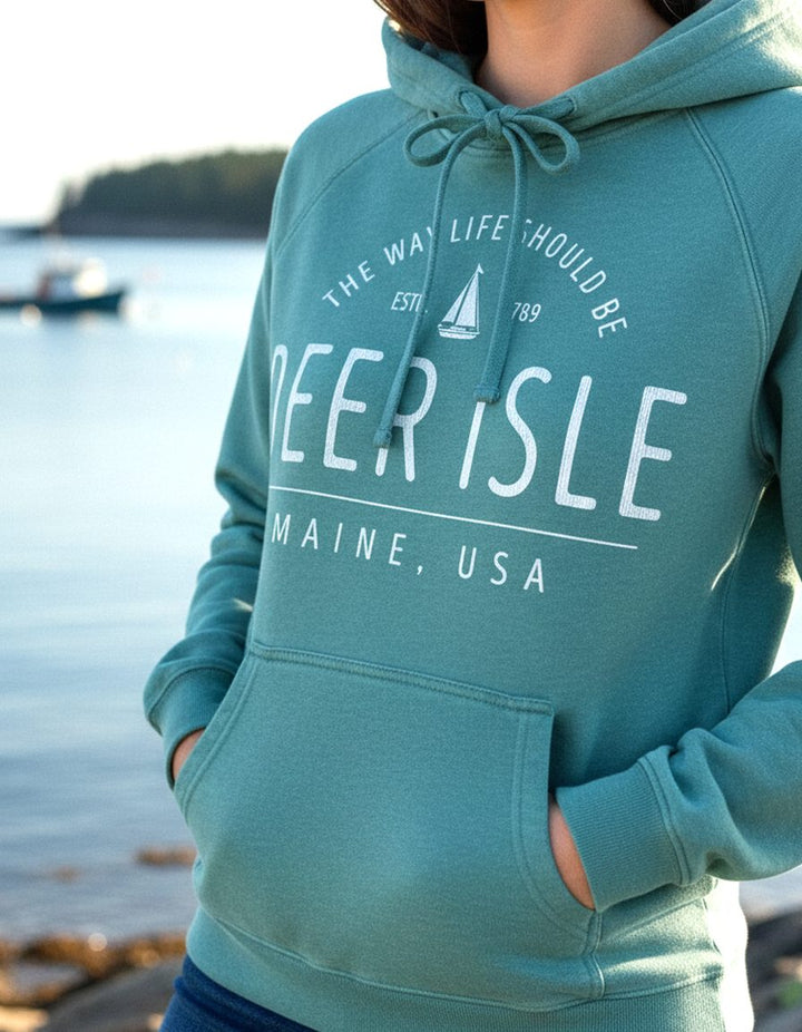 Deer Isle Hoodie Lifestyle Female