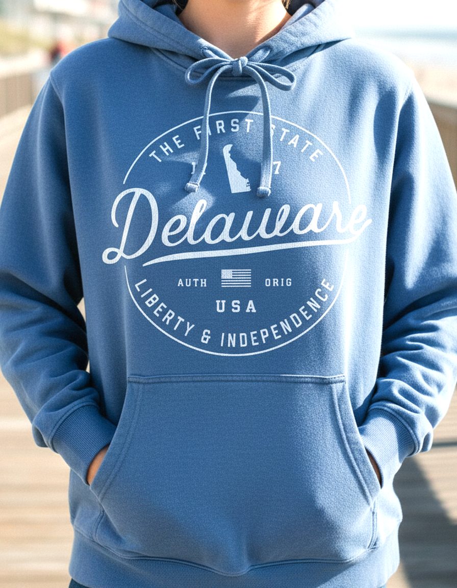 Delaware Hoodie Lifestyle Female