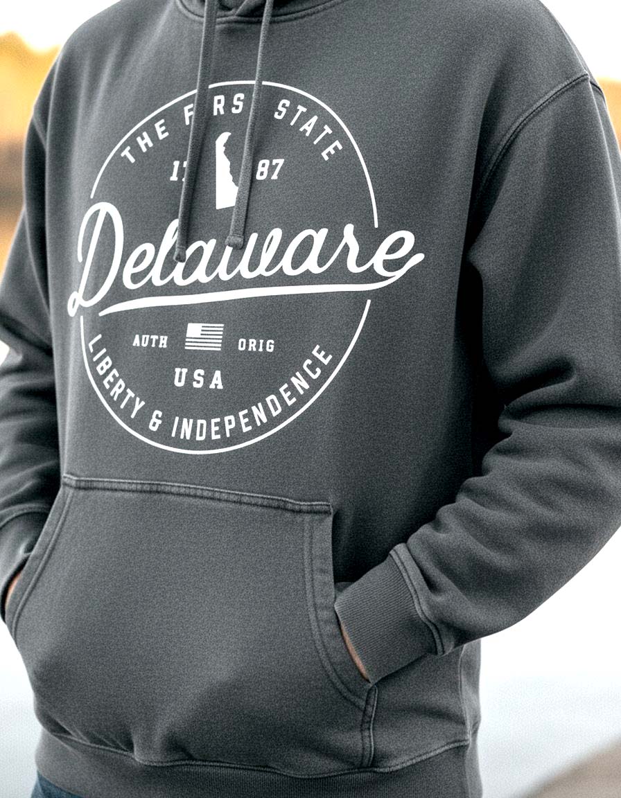 Delaware Hoodie Lifestyle Male