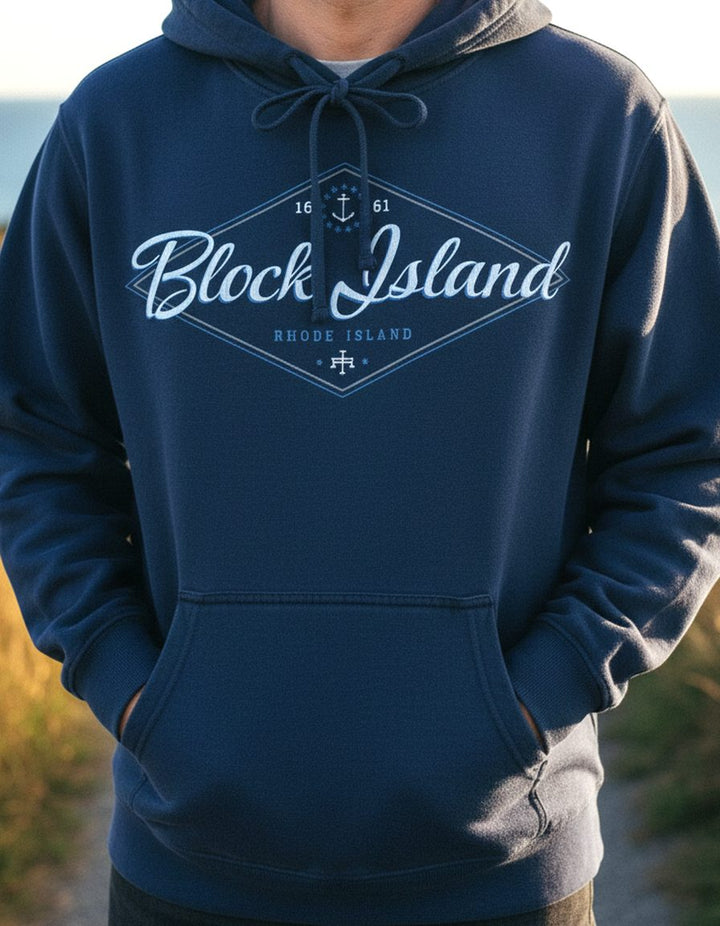 Block Island Hoodie Lifestyle Male