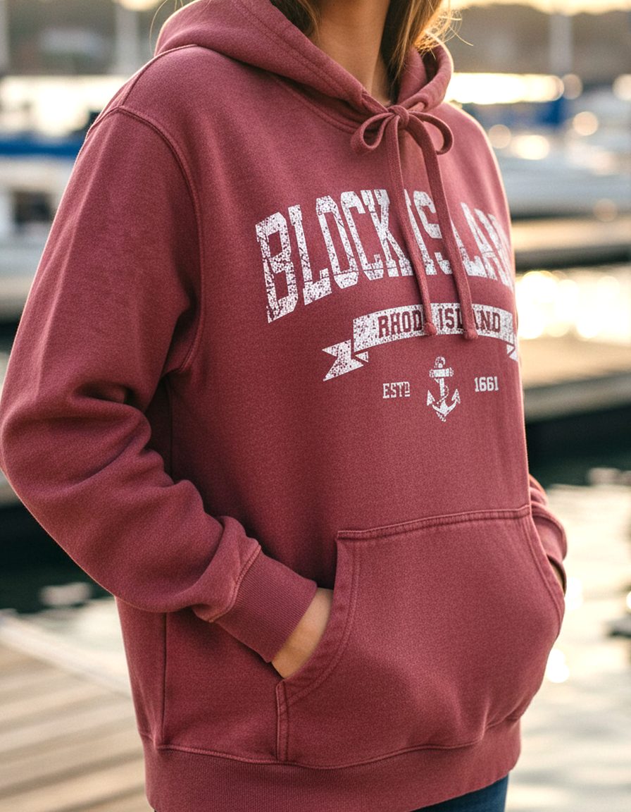 Block Island Hoodie Lifestyle Female
