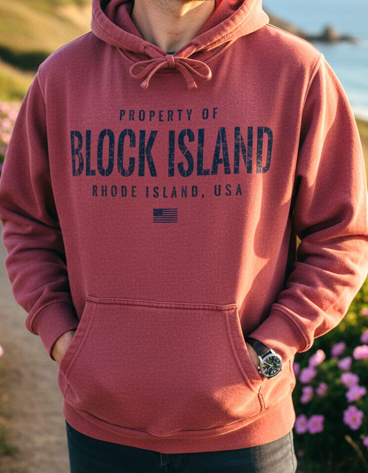 Block Island Hoodie Lifestyle Male