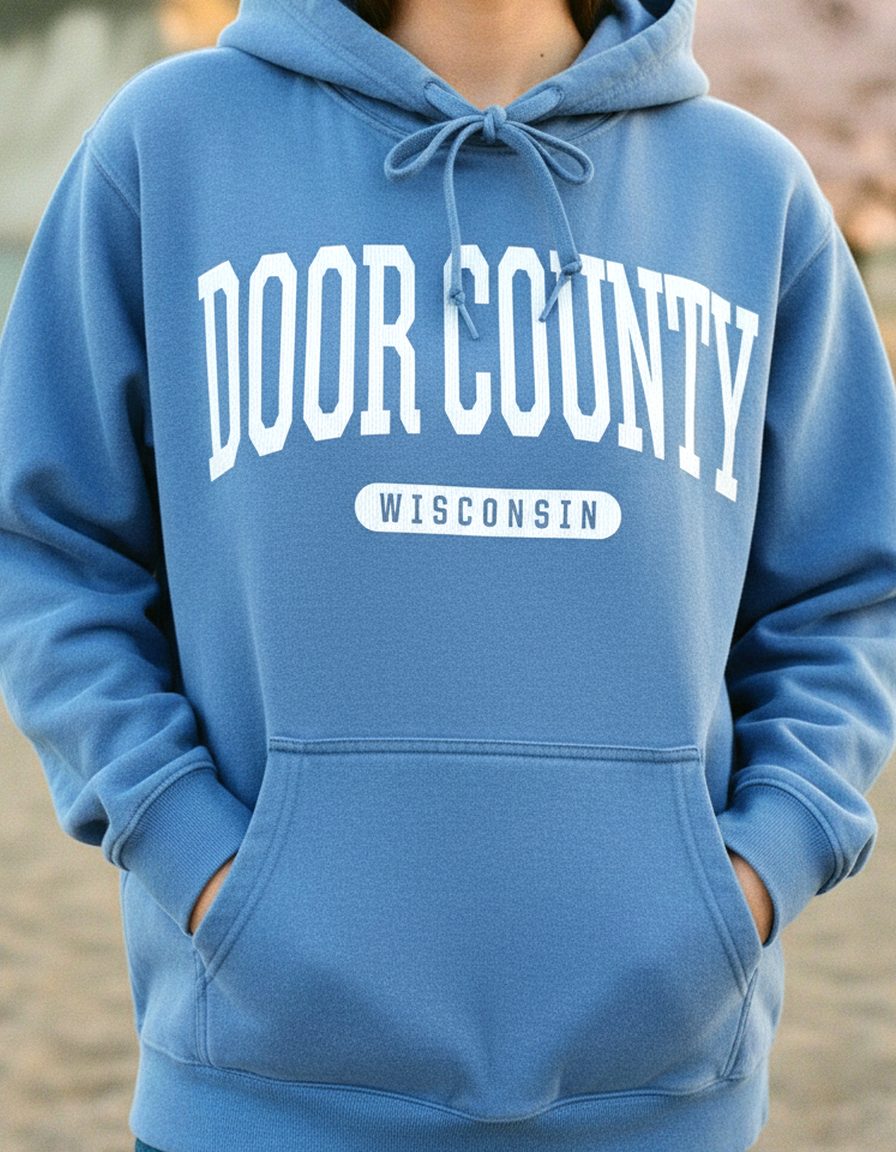 Door County Hoodie Lifestyle Female
