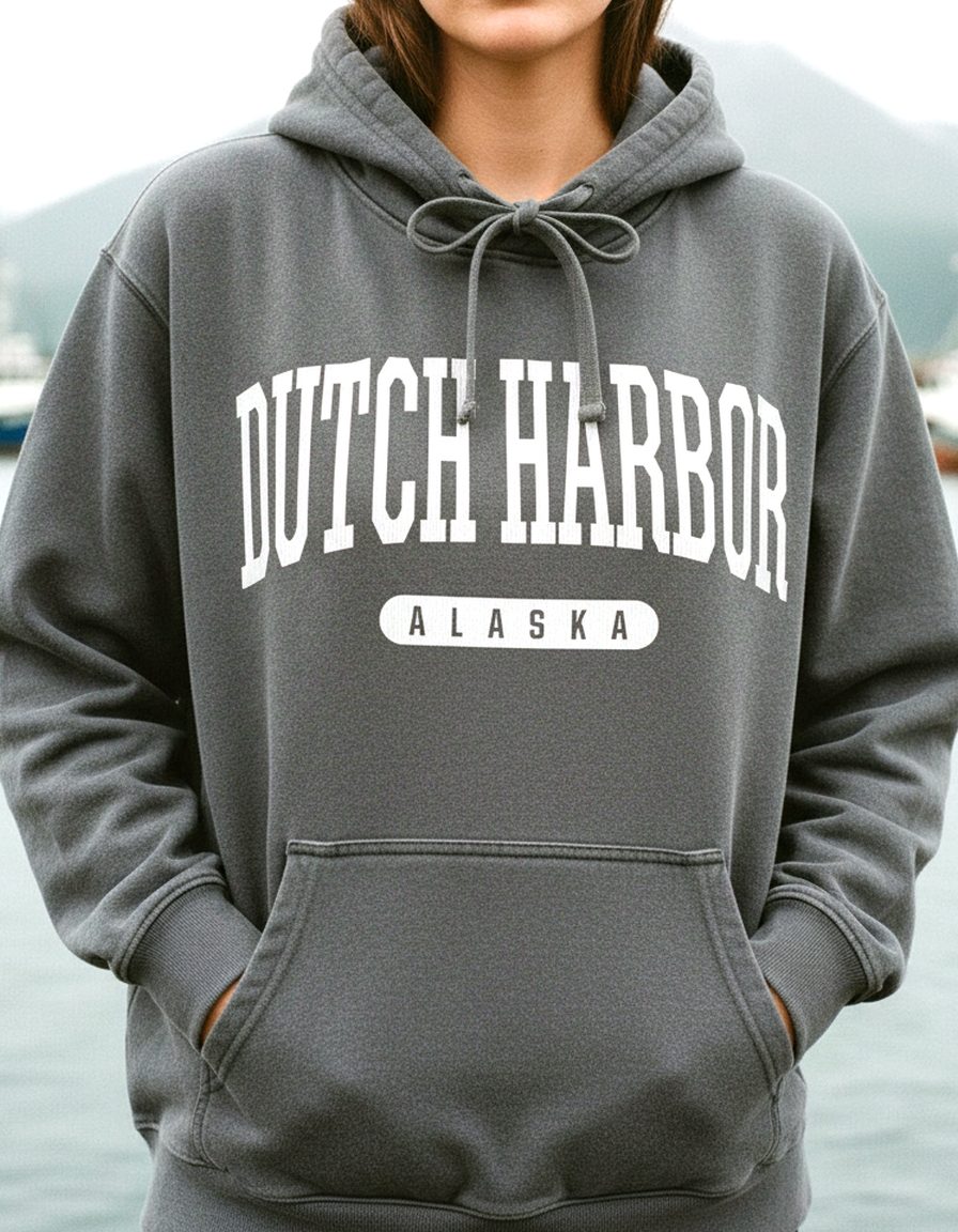 Dutch Harbor Hoodie Lifestyle Female
