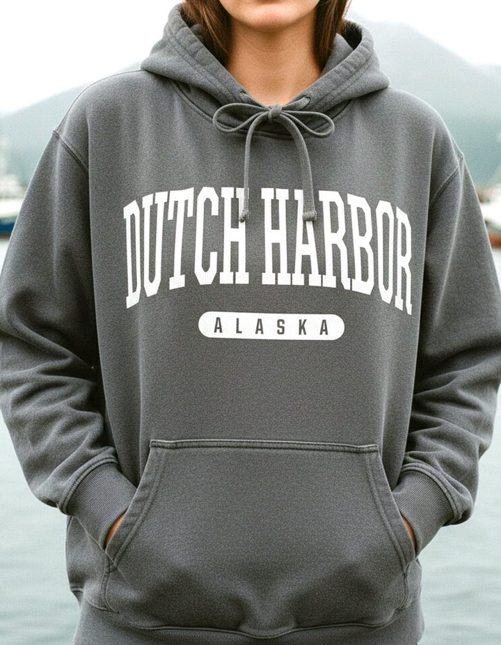 Dutch Harbor Hoodie Lifestyle Female