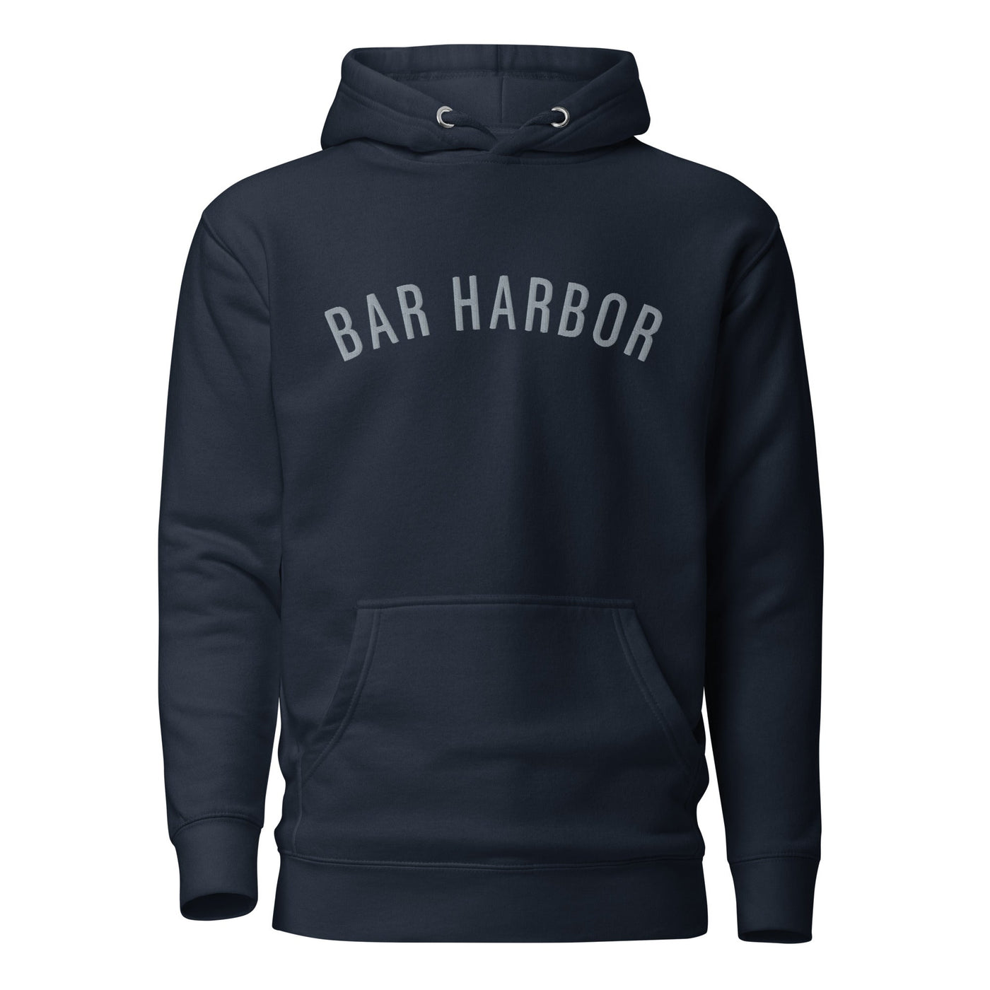Embroidered Bar Harbor Sweatshirt - Premium Unisex Hooded Sweatshirt - BH Maine-207 Threads