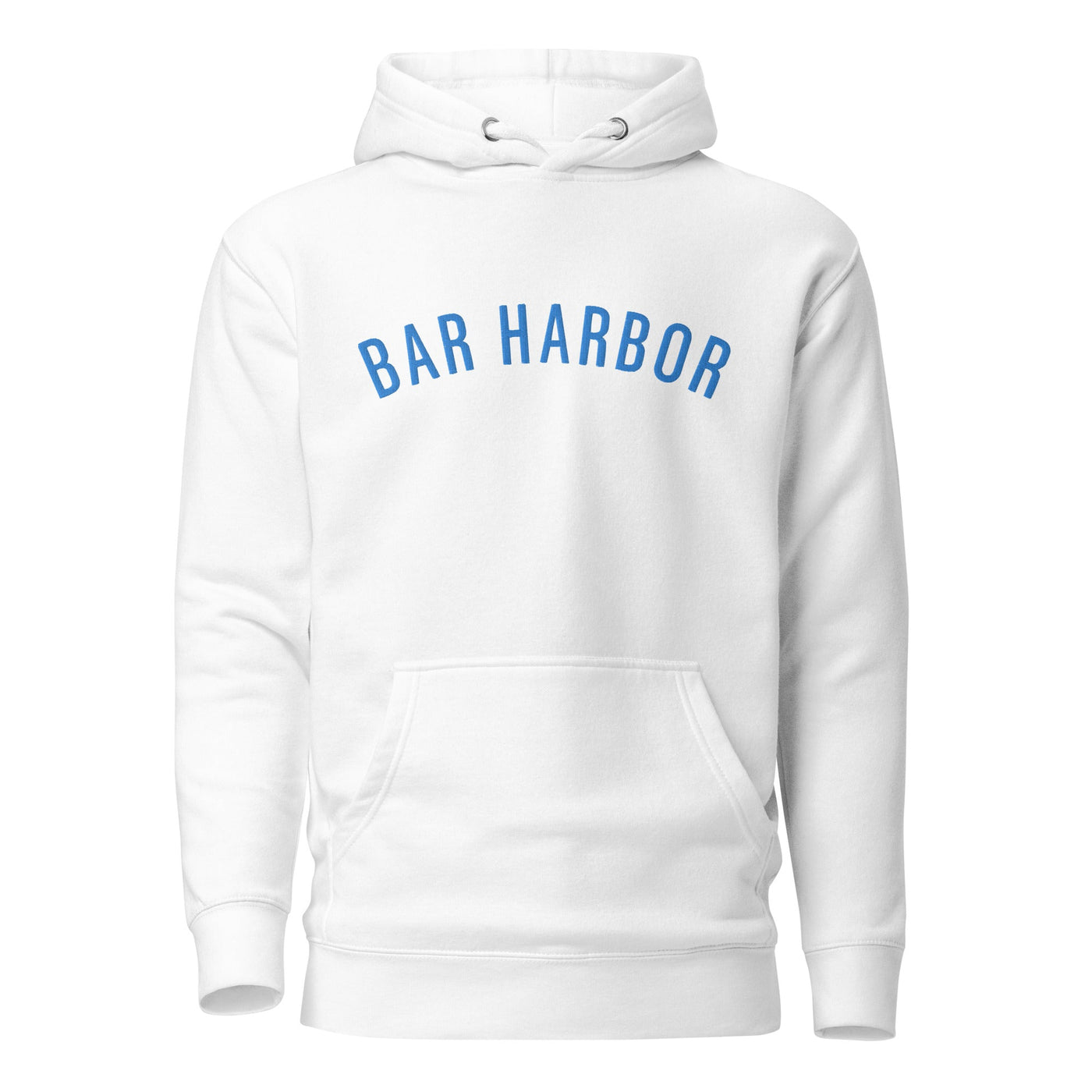 Embroidered Bar Harbor Sweatshirt - Premium Unisex Hooded Sweatshirt - BH Maine-207 Threads