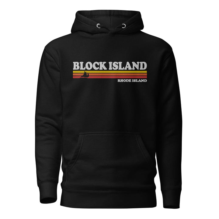 Embroidered Block Island Hoodie Sweatshirt-207 Threads
