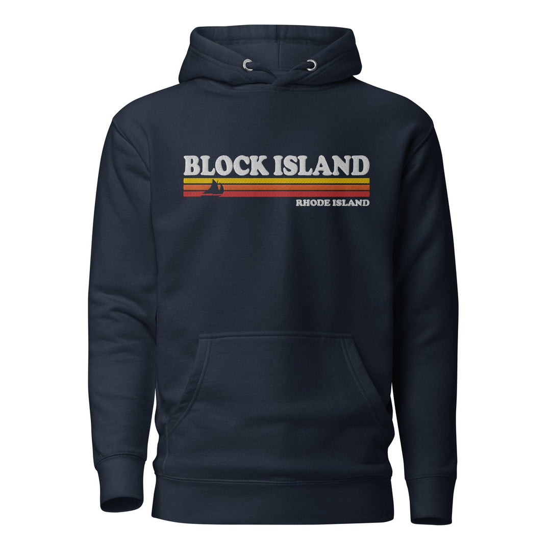 Embroidered Block Island Hoodie Sweatshirt – 207 Threads